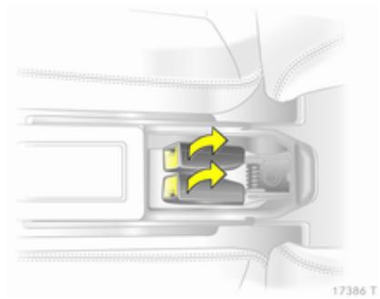 OPEL ZAFIRA II - Ceintures de sécurité de la deuxieme rangée - 1