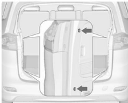 OPEL ZAFIRA TOURER - Pose des adaptateurs dans les rails - 4
