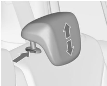 OPEL ZAFIRA TOURER - Appuis-tete des sièges arrêté - 1