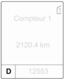 OPEL ZAFIRA TOURER - Affichage de la transmission - 1