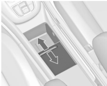 OPEL ZAFIRA TOURER - Rangement dans la console centrale - 1