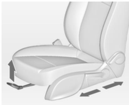 OPEL ZAFIRA TOURER - Réglage des sièges - 1