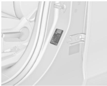 OPEL ZAFIRA TOURER - Pression des pneus - 1