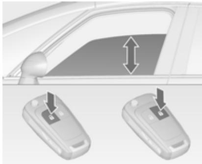 OPEL ZAFIRA TOURER - Actionnement des vitres depuis l'extérieur - 1