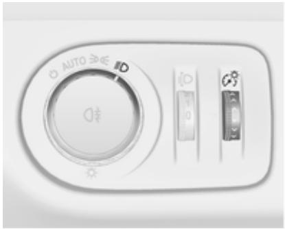 OPEL ZAFIRA TOURER - Commande déclairage du tableau de bord - 1