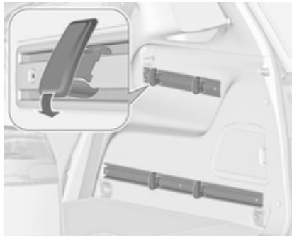 OPEL ZAFIRA TOURER - Rails de chargement et crochets à bagages - 1