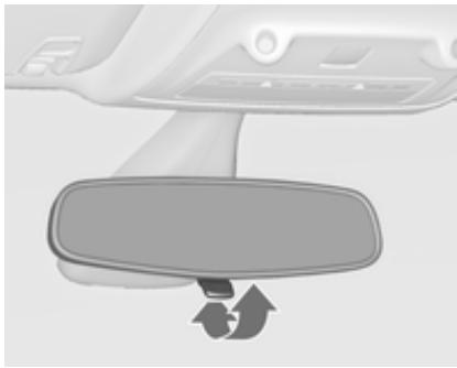 OPEL ZAFIRA TOURER - Rétroviseur interieur Position nuit manuelle - 1