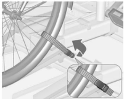 OPEL ZAFIRA TOURER - Verrouillage du système de transport arrêté - 7