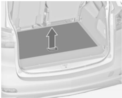 OPEL ZAFIRA TOURER - Recouvrement desrangements dans leplancher arriffe - 1