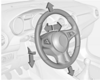 OPEL ADAM 2013 - Réglage du volant - 1