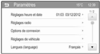OPEL ADAM 2013 - Réglages personnels dans l'affichage d'informations couleurs - 2