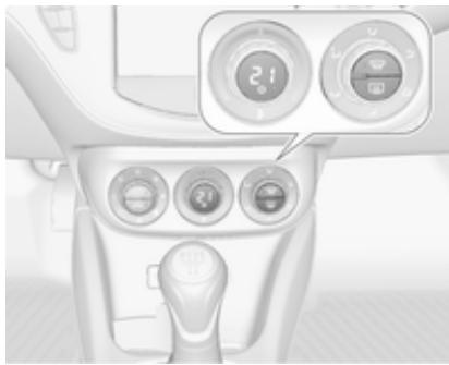 OPEL ADAM 2013 - Désembuage et dégivrage des vitres - 1