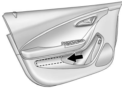OPEL AMPERA 2012 - Rangement dans le panneau de porte - 1