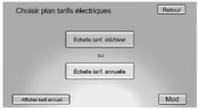 OPEL AMPERA 2012 - Pour modifier échelle tarif. été/hiver : - 1