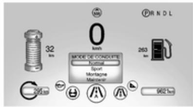 OPEL AMPERA 2012 - Actionné avec le bouton mode de conduite. - 1