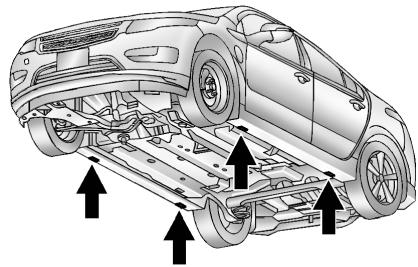 OPEL AMPERA 2012 - Levage du véhicule avec un élévateur - 1