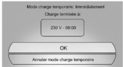 OPEL AMPERA 2012 - Neutralisation temporaire du mode de charge et annulation - 4