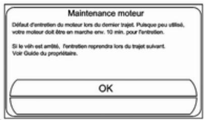 OPEL AMPERA 2012 - Mode de maintenance du moteur - 3