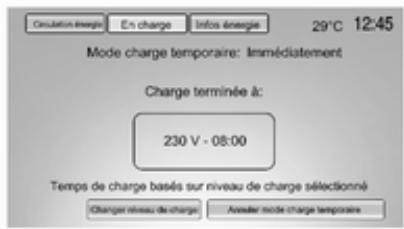 OPEL AMPERA 2012 - Neutralisation temporaire du mode de charge et annulation - 3