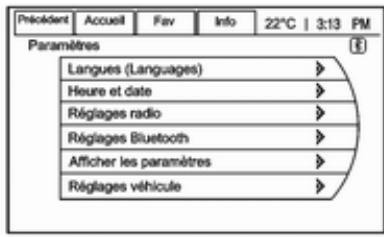 OPEL AMPERA 2012 - Entrer dans le menu de personnalisation - 1