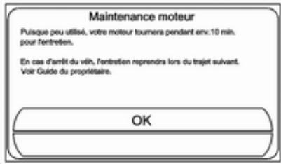 OPEL AMPERA 2012 - Mode de maintenance du moteur - 2