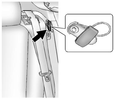 OPEL AMPERA 2012 - Guides de comportement de ceinture de sécurité sur les sièges arrêtés - 1