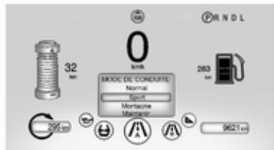OPEL AMPERA 2012 - Mode sport - 1