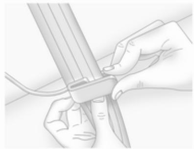 OPEL AMPERA 2012 - Guides de comportement de ceinture de sécurité sur les sièges arrêtés - 2