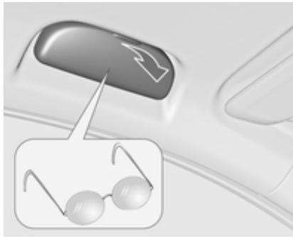 OPEL ASTRA 2012 - Rangement pour lunettes de soleil - 1
