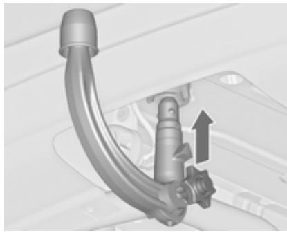 OPEL ASTRA 2012 - Insertion de la barre d'attelage - 1