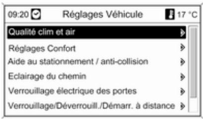 OPEL ASTRA 2012 - Réglages navigation - 1