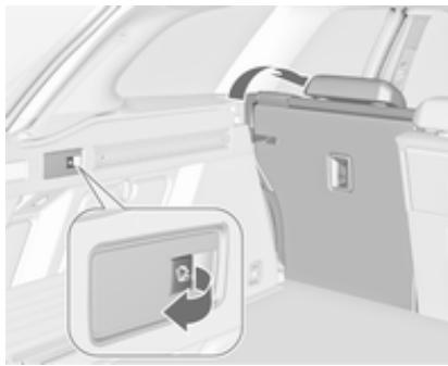 OPEL ASTRA 2012 - Rabattrel dossiers arrière - 2