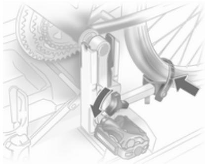 OPEL ASTRA 2012 - Démontage d'un vélo du système de transport arrêté - 1