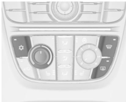 OPEL ASTRA 2012 - Désembuage et dégivrage des vitres - 1