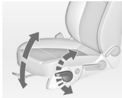 OPEL ASTRA 2012 - Inclinaison de l'assise - 1
