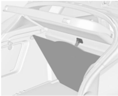 OPEL ASTRA 2012 - Recouvrement des désordres dans le plancher arrière - 1