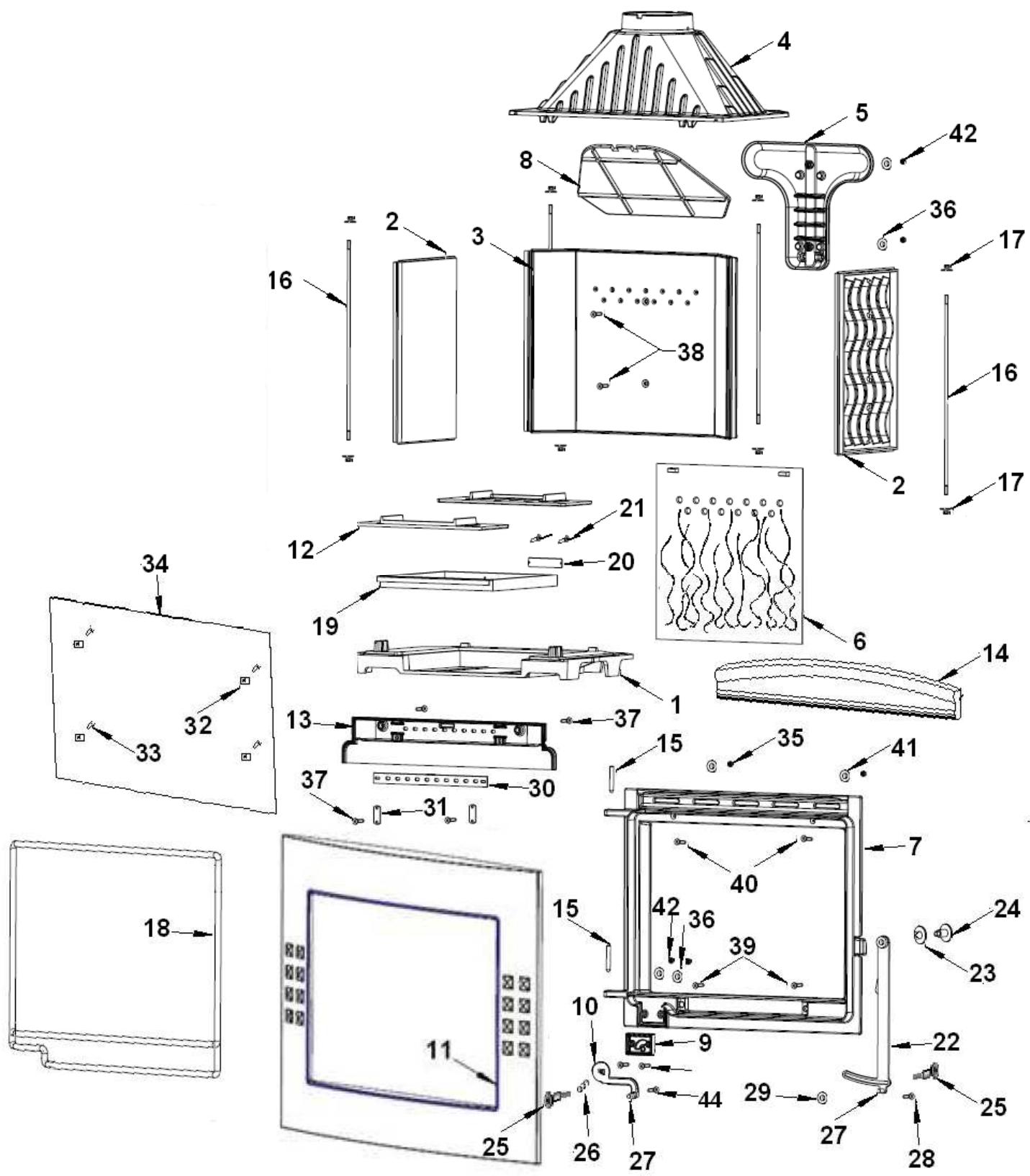 INVICTA CARO 900 - Instructions pour l'encastrement de l'appareil. - 5