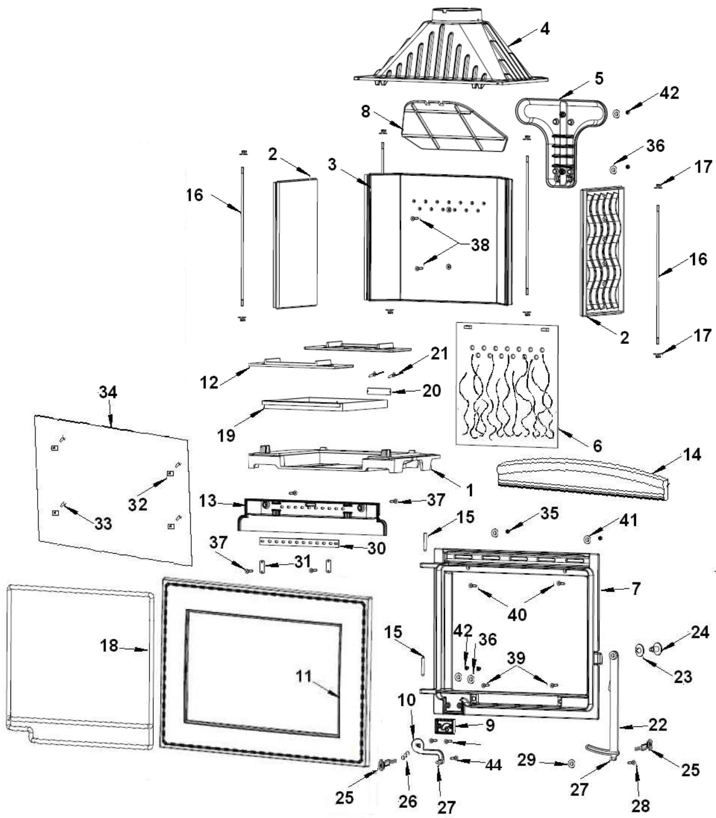 INVICTA CUIR 900 - INSTRUCTIONS POUR L'ENCASTREMENT DE L'APPAREIL. - 5