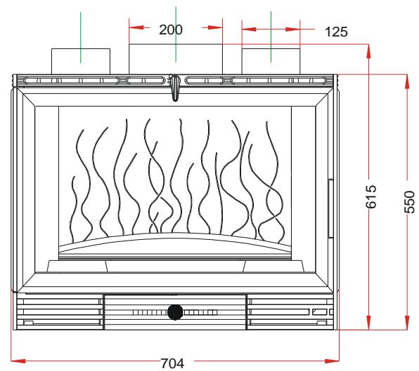 INVICTA INSERT 700 3 VITRES - Caracteristiques suivant EN 13229 : - 2
