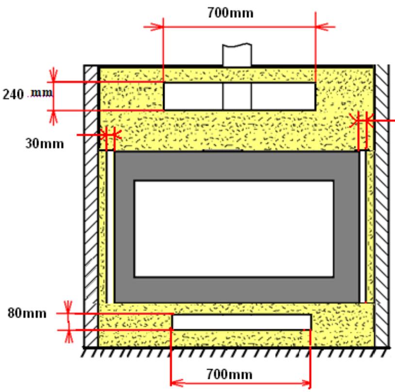 INVICTA 1000 H - INSTRUCTIONS POUR L'ENCASTREMENT DE L'APPAREIL. - 1