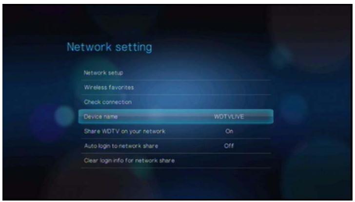 WESTERN DIGITAL WD TV LIVE HD MEDIA PLAYER - Activation du partage de fichier sur le partage en réseau (serveur samba) - 3