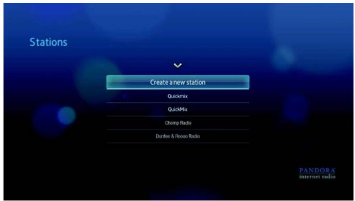 WESTERN DIGITAL WD TV LIVE HD MEDIA PLAYER - Rappel des stations pandora - 1