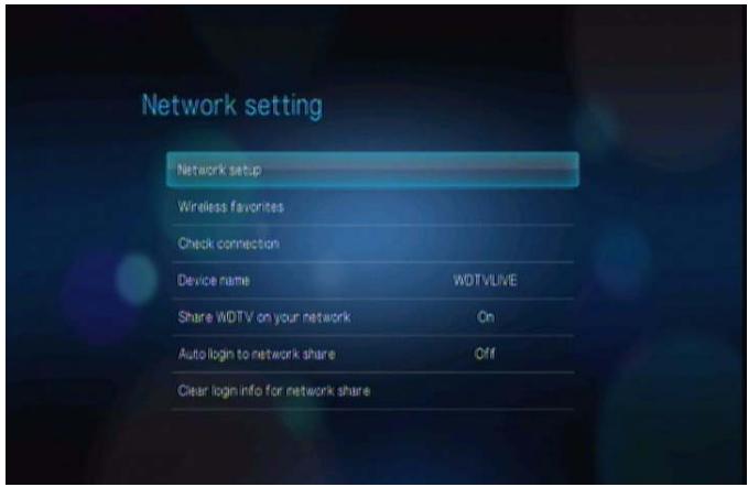 WESTERN DIGITAL WD TV LIVE HD MEDIA PLAYER - Configuration de réseau sans fil - 3
