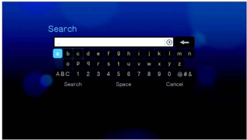 WESTERN DIGITAL WD TV LIVE HD MEDIA PLAYER - Fonction de recherche - 2