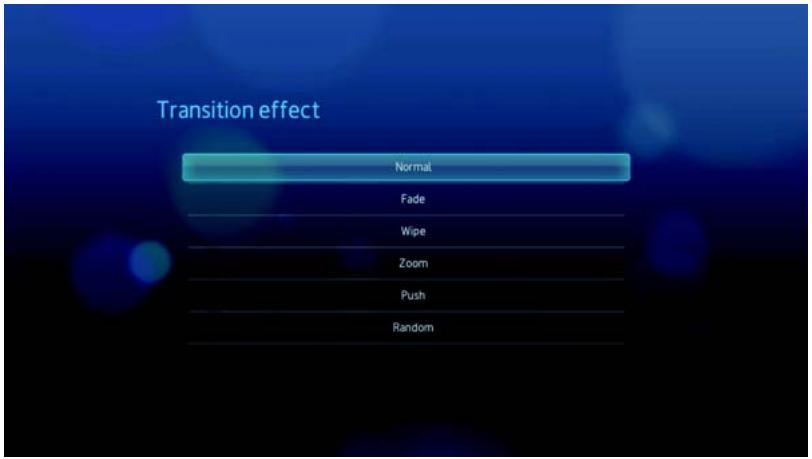 WESTERN DIGITAL WD TV LIVE HD MEDIA PLAYER - Effet de transition - 1