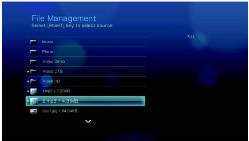 WESTERN DIGITAL WD TV LIVE HD MEDIA PLAYER - Suppression de fichiers - 1