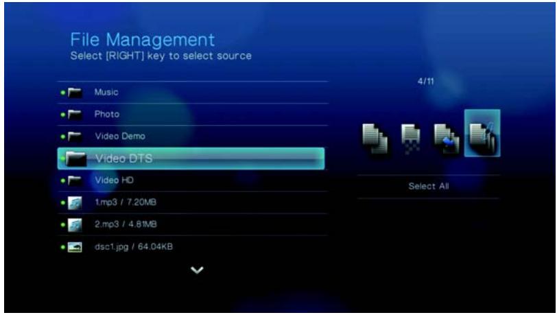 WESTERN DIGITAL WD TV LIVE HD MEDIA PLAYER - Copie de fichiers - 2