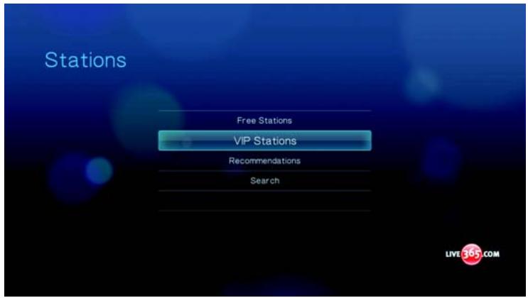 WESTERN DIGITAL WD TV LIVE HD MEDIA PLAYER - Écoute d'une station LIVE365 - 8