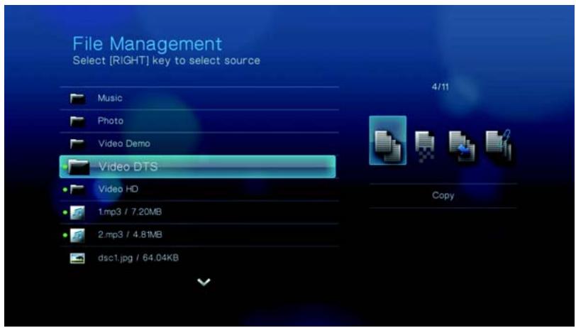 WESTERN DIGITAL WD TV LIVE HD MEDIA PLAYER - Copie de fichiers - 4