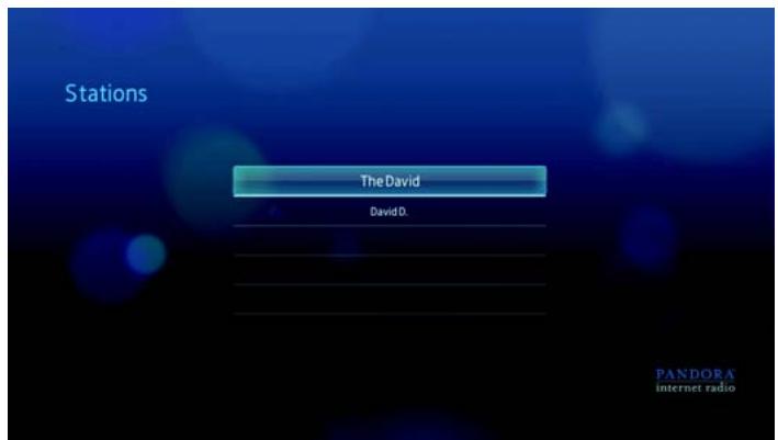 WESTERN DIGITAL WD TV LIVE HD MEDIA PLAYER - Rappel des stations pandora - 3